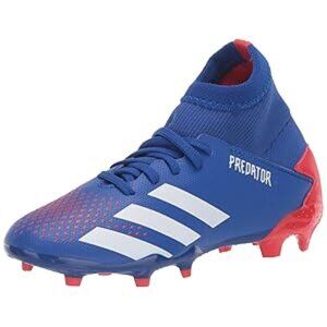 adidas Soccer Predator 20.3 FG J Royal Team Blue/White/Active Red Cleats 11.5 K